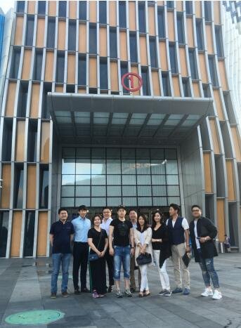 热烈欢迎韩国商家考察团前来中韩友谊金街考察签约