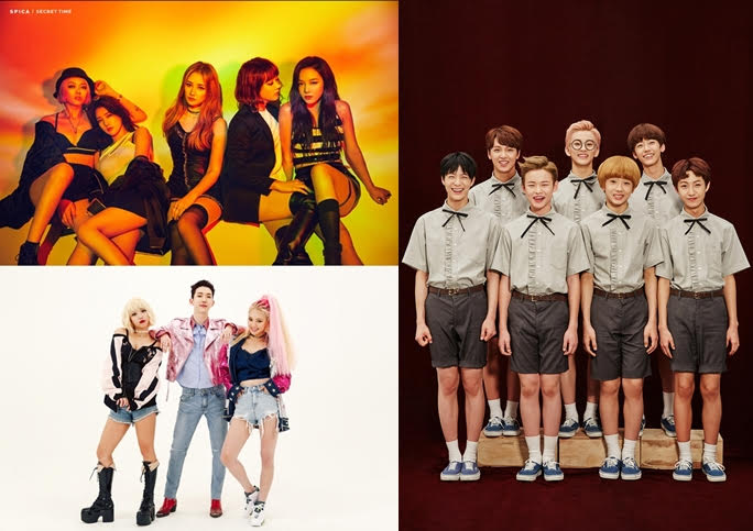 SPICA、NCT Dream、Triple T今天(25日)上《MCD》热唱新曲