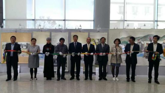 &ldquo;韩中文化美术家协会&rdquo;&ldquo;画说孔子&rdquo;双展在韩举行