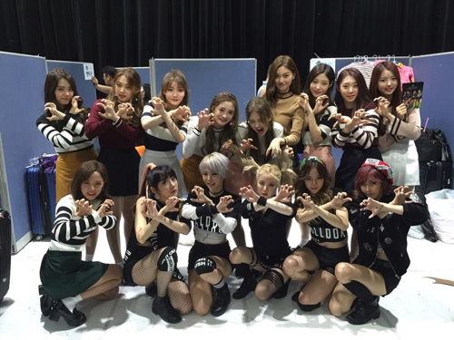 BULLDOK与I.O.I特别友情照,结缘《Produce 101》