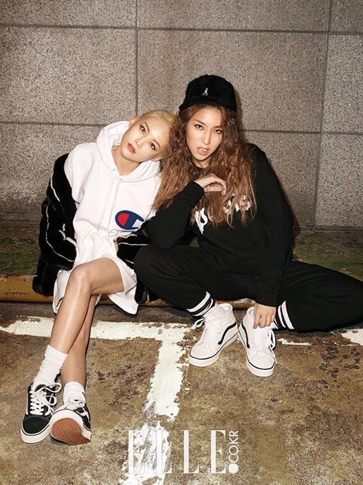 时尚杂志《ELLE》方面公开了女团Brown Eyed Girls成员Miryo写真