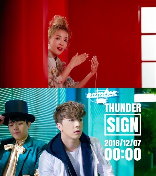 天动首张solo迷你专辑《THUNDER》主打歌《Sign》的MV预告