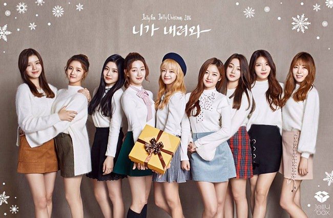 gugudan、金艺媛、梁正允与金奎善拍摄圣诞专辑《Jelly Christmas 2016》概念照