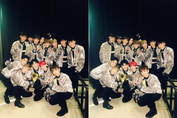 SEVENTEEN获得《秀冠军Show Champion20161221期》一位