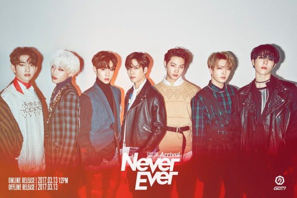 GOT7新专辑主打歌《Never Ever》MV 预告，与团体概念照公开