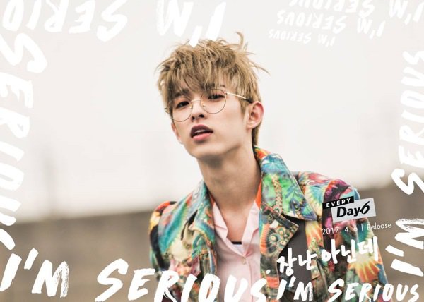 DAY6全新单曲《I'm Serious》Jae、晟镇个人概念照公开