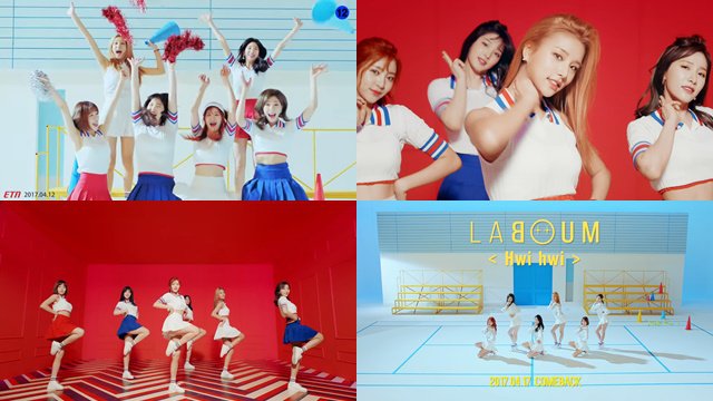 LABOUM迷你二辑《MISS THIS KISS》主打歌《Hwi hwi》MV预告公开