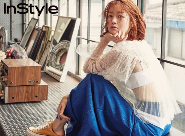 韩善伙(韩善花)为时尚杂志《InStyle》拍摄美丽画报公开