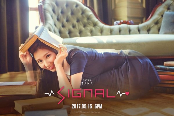 TWICE迷你四辑《SIGNAL》公开成员彩瑛、志效、定延的个人概念照