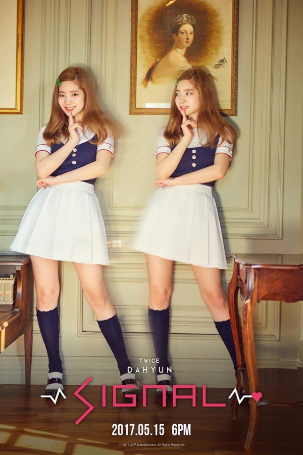 TWICE迷你四辑《SIGNAL》公开成员彩瑛、志效、定延的个人概念照