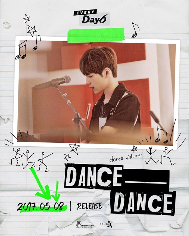 DAY6单曲《DANCE DANCE》公开成员元弼的个人概念照