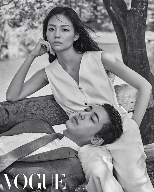 郑雨盛、李政宰、河正宇三大影帝同框为《Vogue》拍摄时尚大片