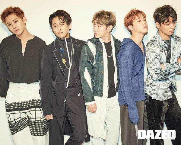 FTISLAND为时尚杂志《DAZED & CONFUSED》拍摄画报公开