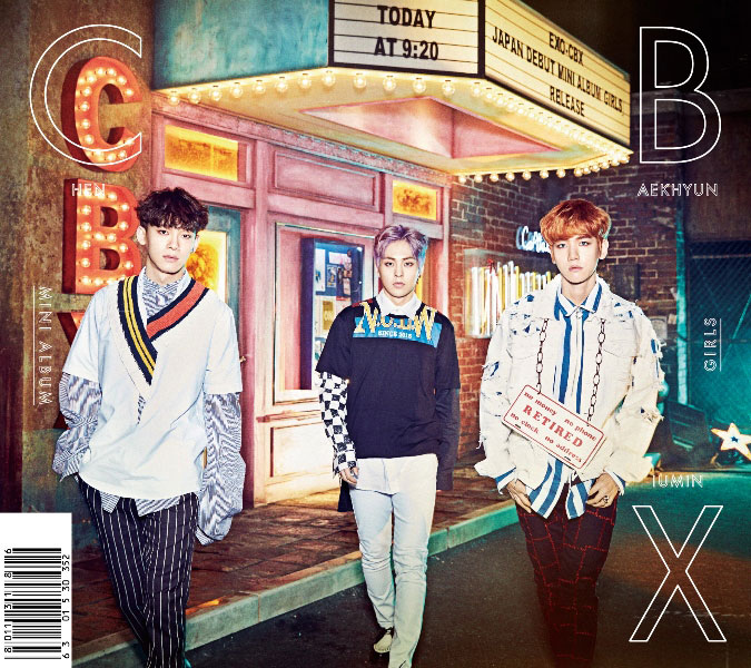 EXO-CBX首张日语专辑〈GIRLS〉夺Oricon亚军