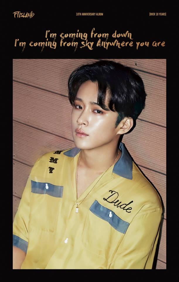 FTISLAND出道十周年纪念专辑《OVER 10 YEARS》封面海报公开