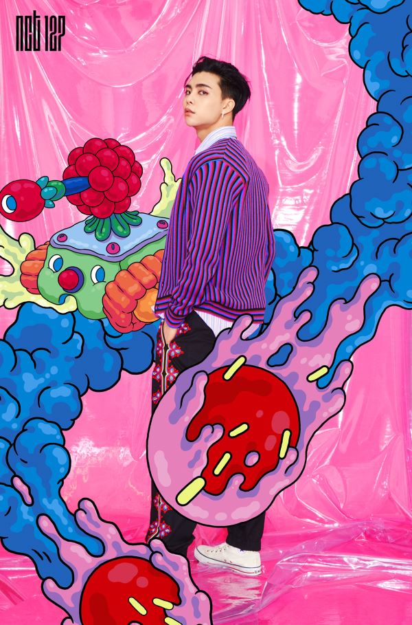 NCT 127迷你专辑《NCT 127 CHERRY BOMB》公开成员泰一、Mark、Johnny的个人概念照