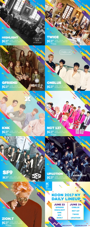 ‘KCON 2017 NY’倒数一天! Highlight、Twice、NCT127等总动员