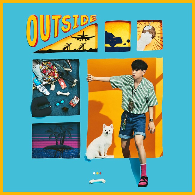 Crush公开新辑《Outside》的封面照