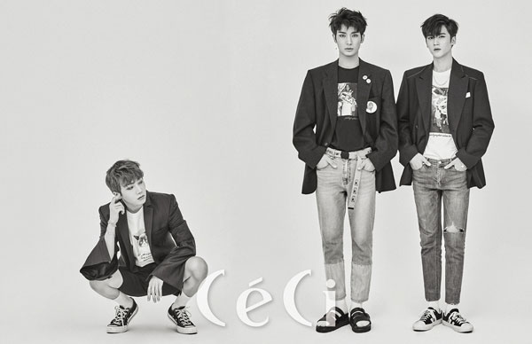 PENTAGON携手时尚杂志《CeCi》拍摄最新画报公开 出道后首次拍摄画报
