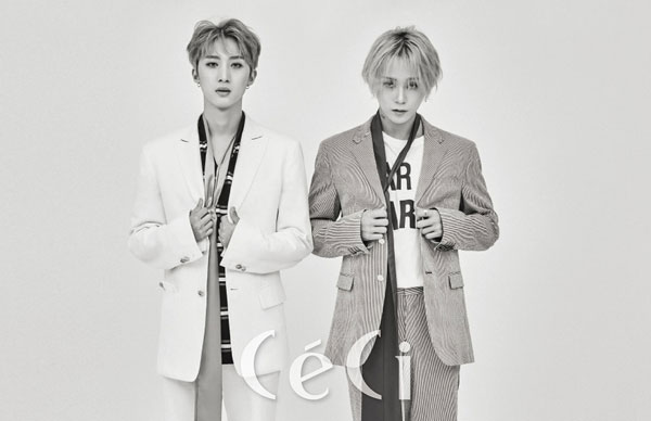 PENTAGON携手时尚杂志《CeCi》拍摄最新画报公开 出道后首次拍摄画报