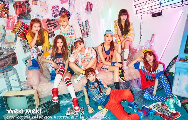 新人女团Weki Meki首张专辑《WEME》团体概念照公开