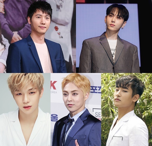 李尚禹 龙俊亨 姜丹尼尔 XIUMIN 朴载正