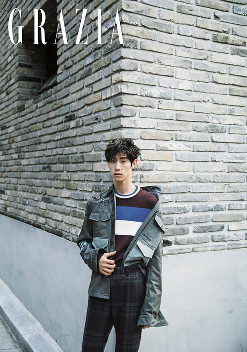 GOT7成员段宜恩(Mark)为《GRAZIA》杂志拍摄画报公开 为JJP新专辑应援
