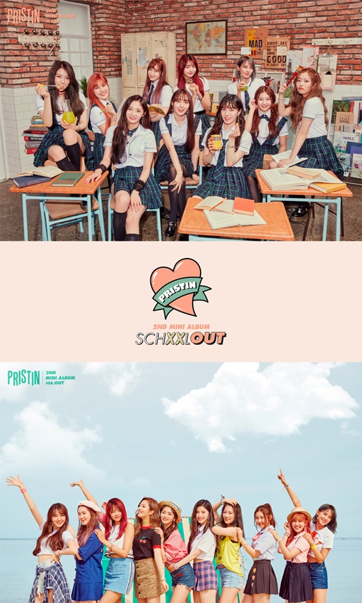 韩国女团PRISTIN确定将于23日发行第二张迷你专辑《SCHXXL OUT》