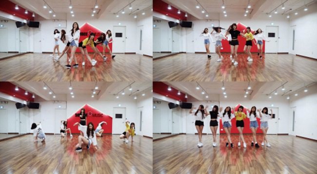 GFRIEND公开迷你五辑主打歌《LOVE WHISPER》舞蹈练习版MV