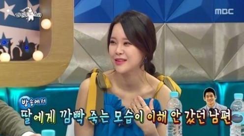 白智英直言幸亏女儿长得像爸爸