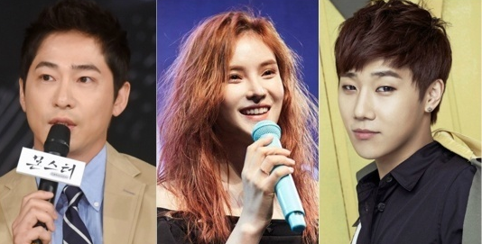 Infinite成员圣圭、姜至奂、Gummy