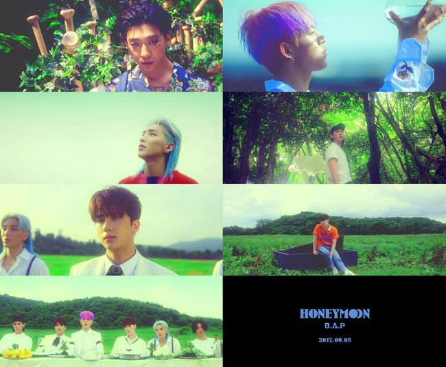 B.A.P第七张单曲专辑主打歌《HONEYMOON》第二波MV预告公开
