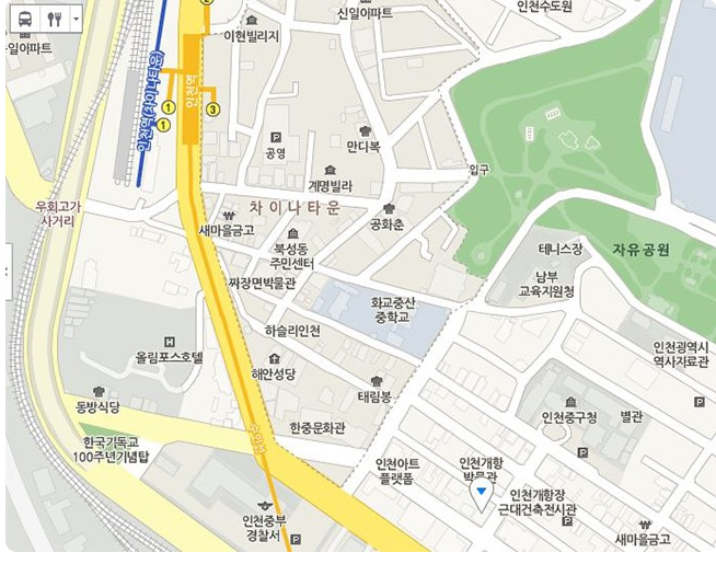 拍片与文青的好地方:仁川艺术平台 地图