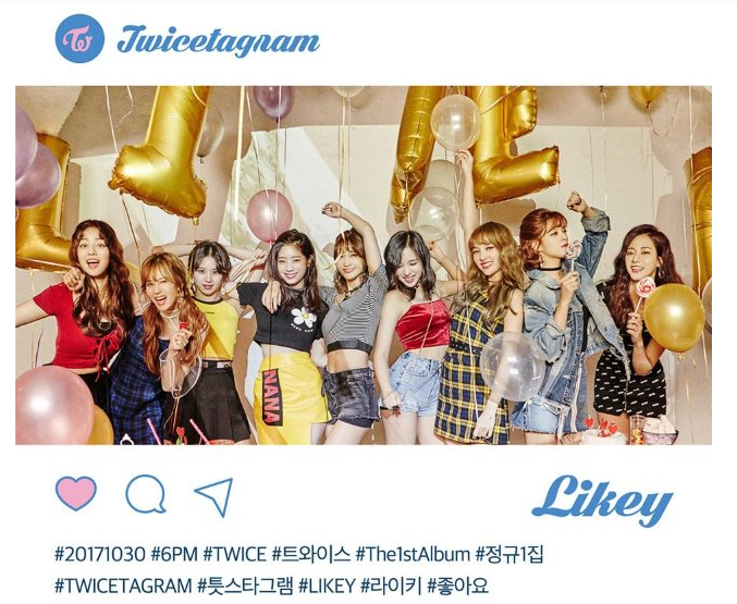 TWICE正规一辑《Twicetagram》首波概念照