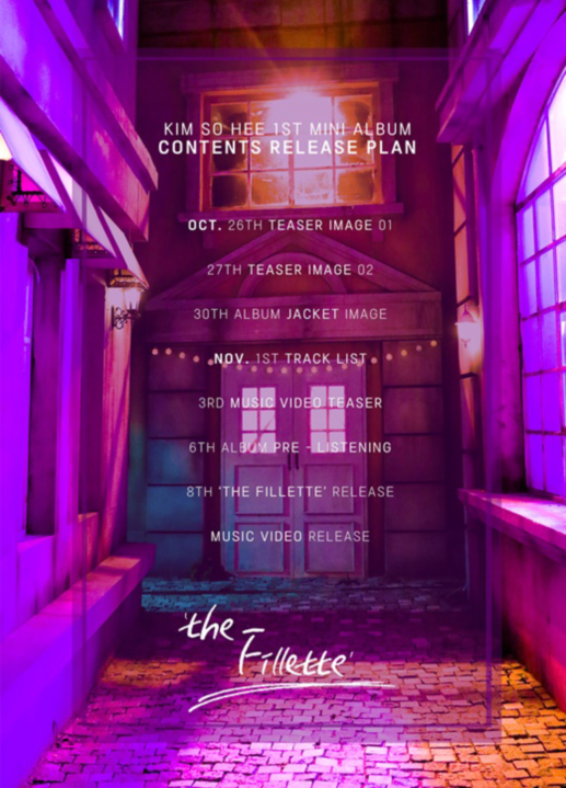 金昭希出道专辑《the Fillette》封面