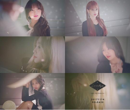 Lovelyz新专《Fall in Lovelyz》封面