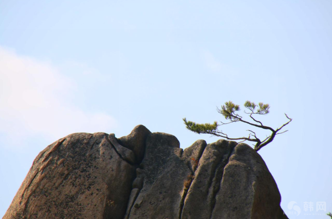 首尔道峰山秋景枫叶图片欣赏