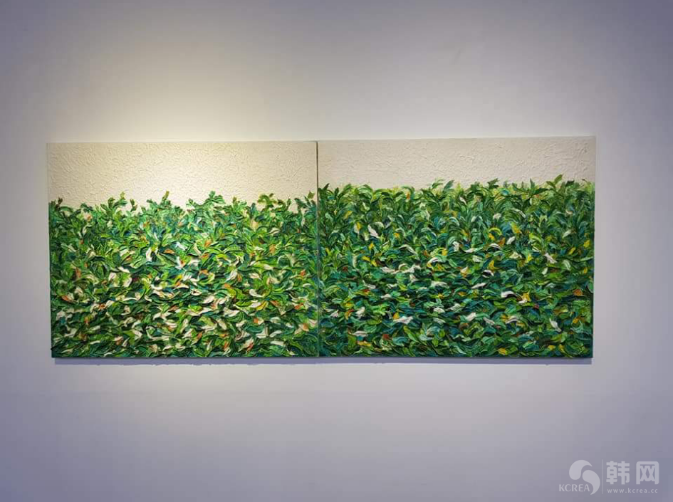 韩京元作家作品在平仓洞金宝城艺术中心展览