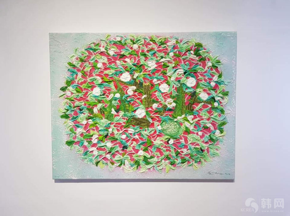韩京元作家作品在平仓洞金宝城艺术中心展览