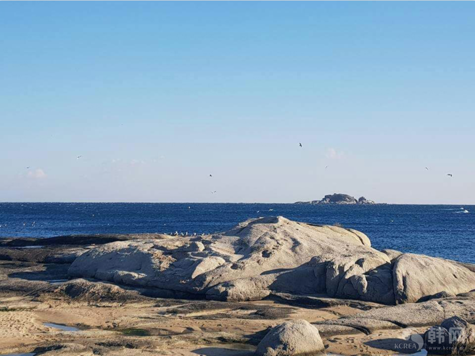  江原道高城郡海边及鱿鱼晒场