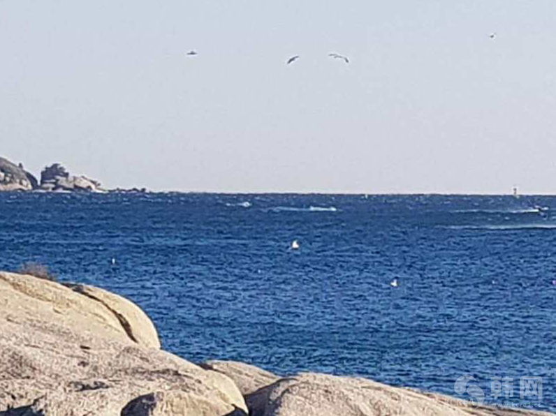  江原道高城郡海边及鱿鱼晒场