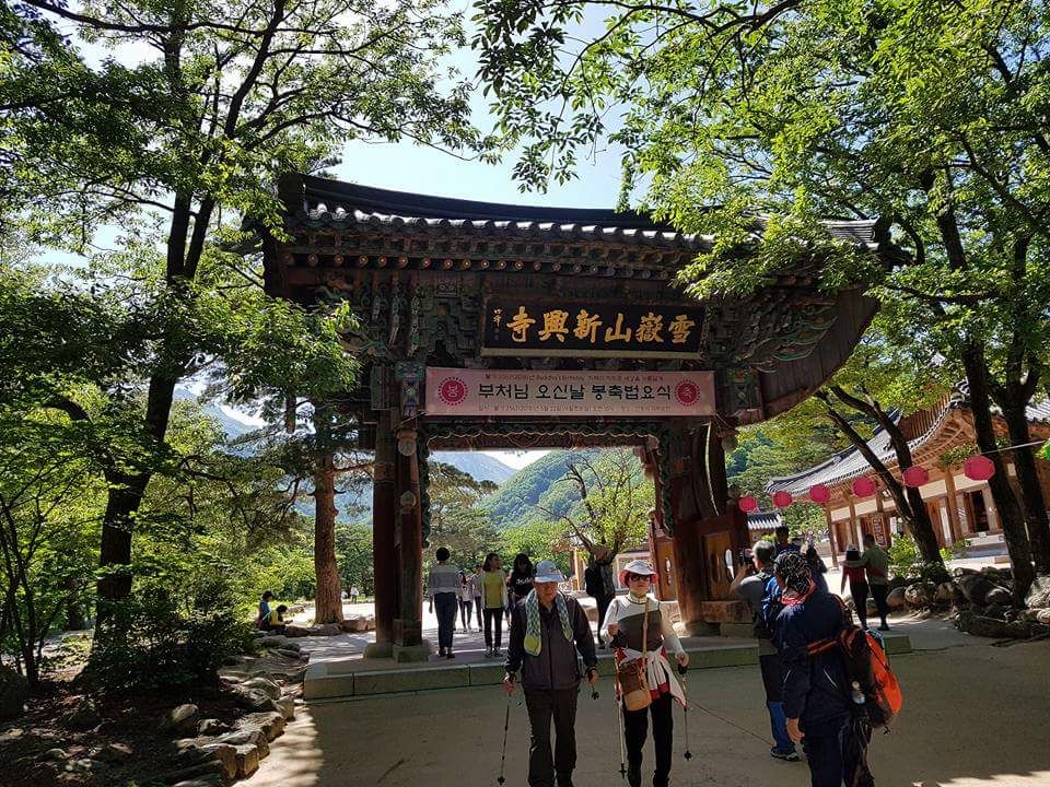 春末夏初江原道束草雪岳山国立公园踏青