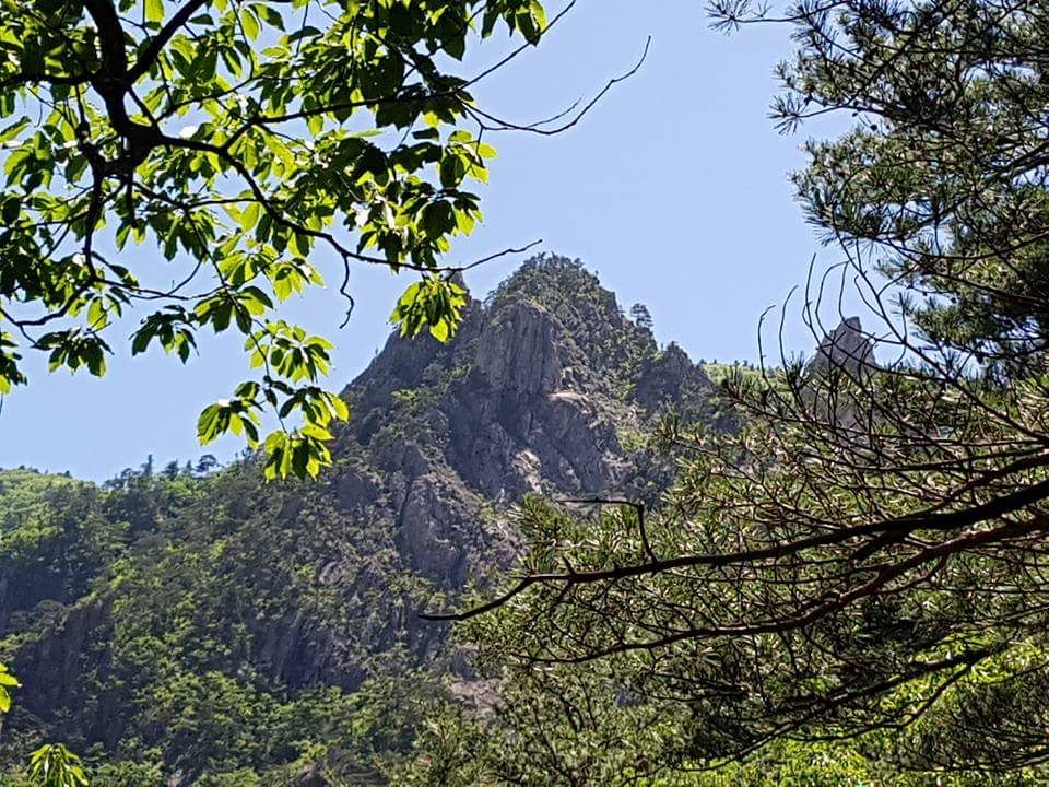 春末夏初江原道束草雪岳山国立公园踏青