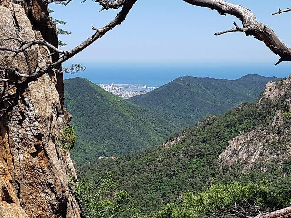 春末夏初江原道束草雪岳山国立公园踏青