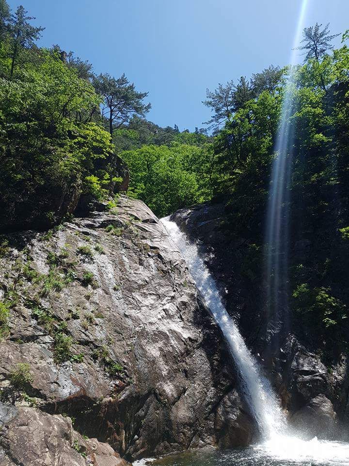 春末夏初江原道束草雪岳山国立公园踏青