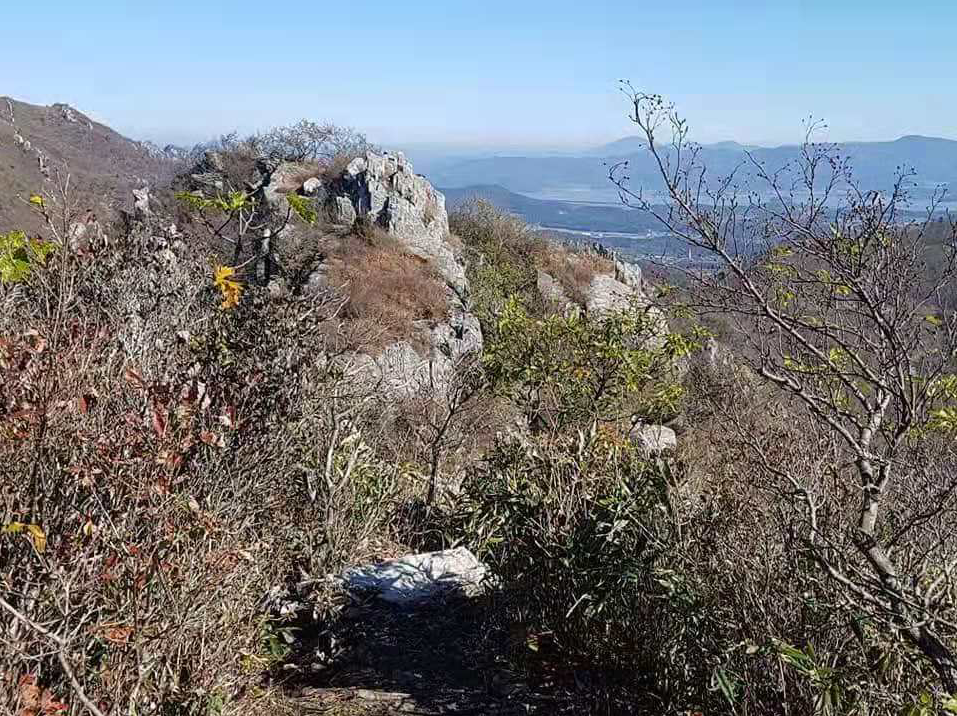 全罗南道海南郡九池山冬季山景