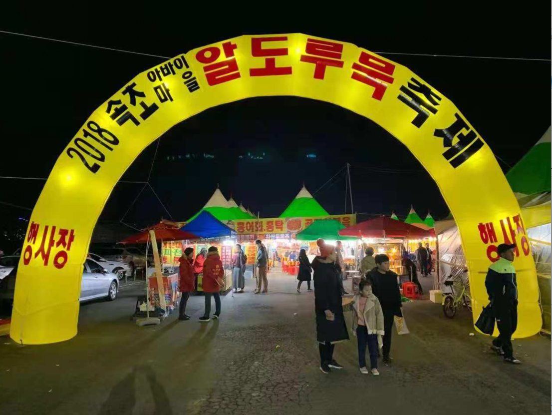 清净地区东海岸束草银鱼庆典 
