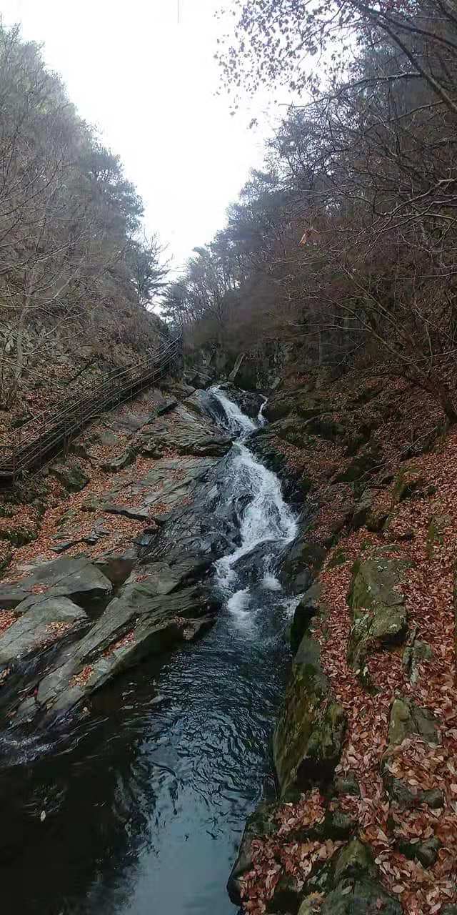  韩国智异山德川郡游仙台溪谷