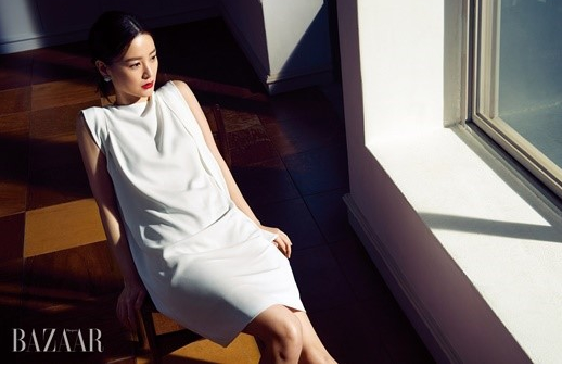 郑裕美时装杂志写真气质知性干练