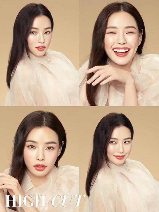 李哈妮最新时装照展现成熟女人魅力